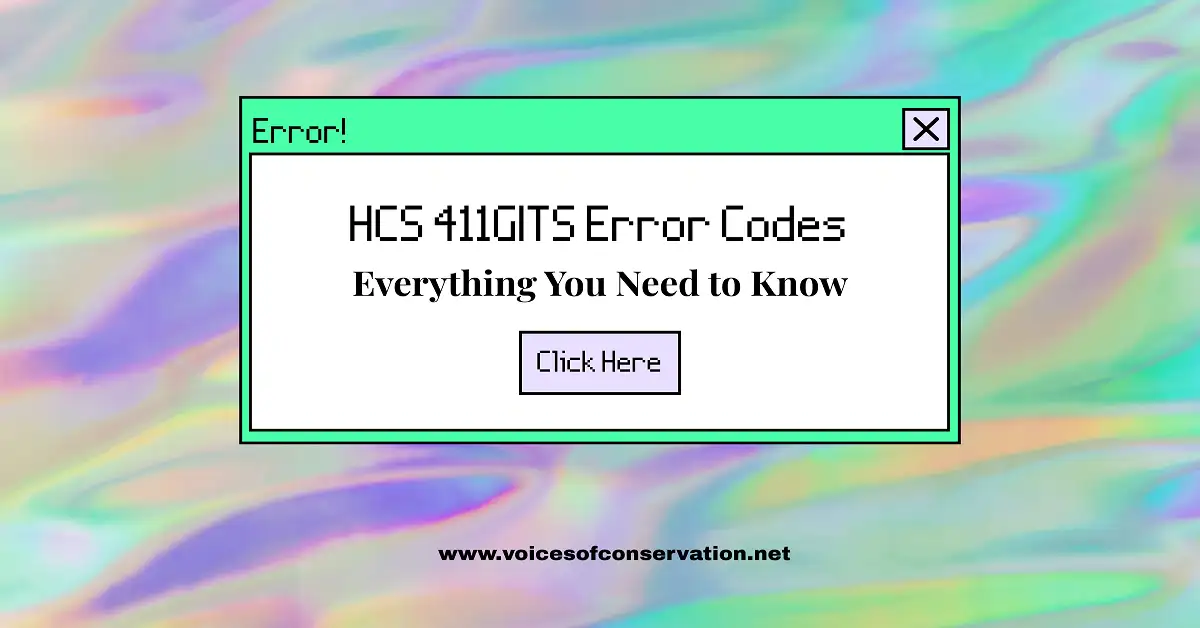 hcs 411gits error codes
